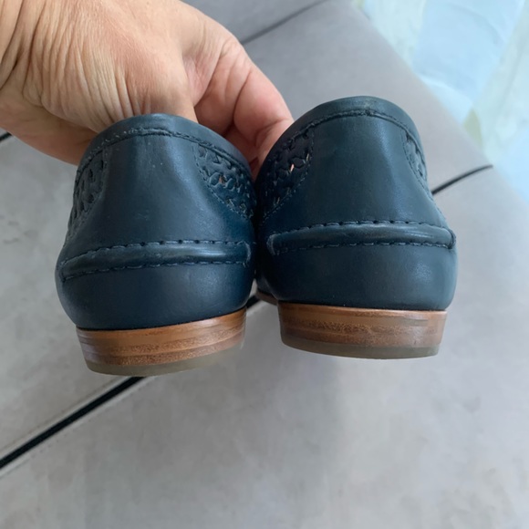 JCrew Collins Woven Navy Loafers size 10M - Picture 7 of 12